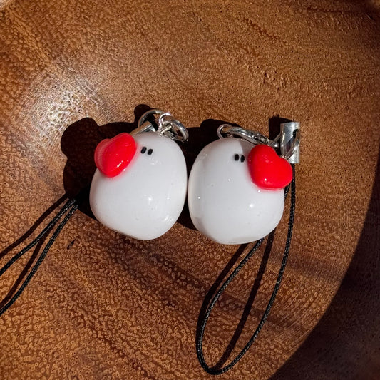 Handmade Couple Clay Keychains